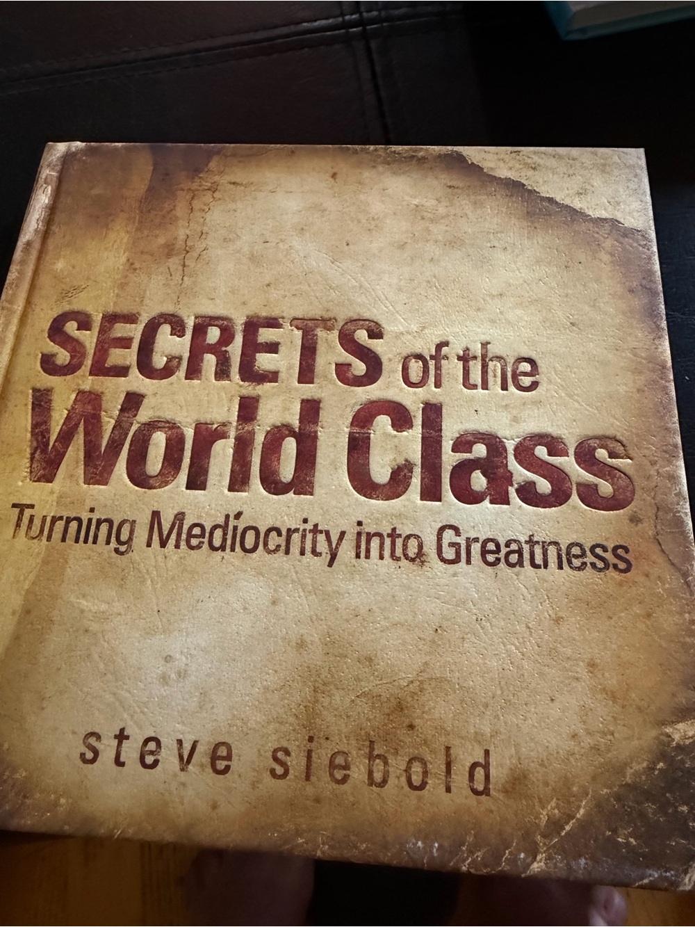 Secrets of the World Class Coffee Table Book - Brown Cover